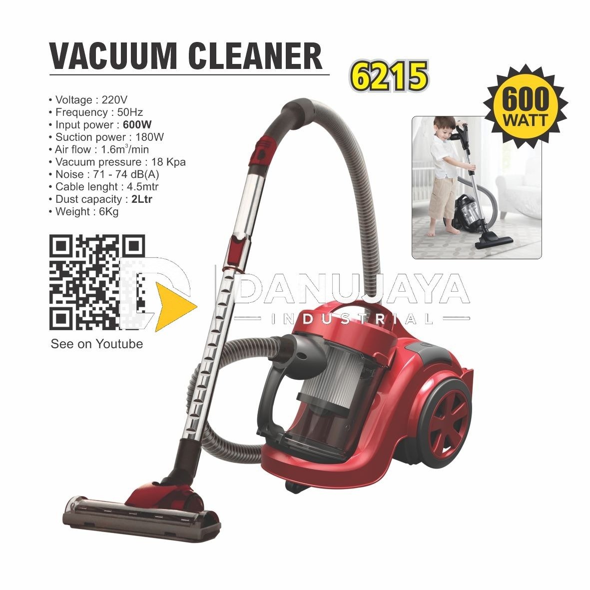 MESIN VACUUM CLEANER ALDO 6215