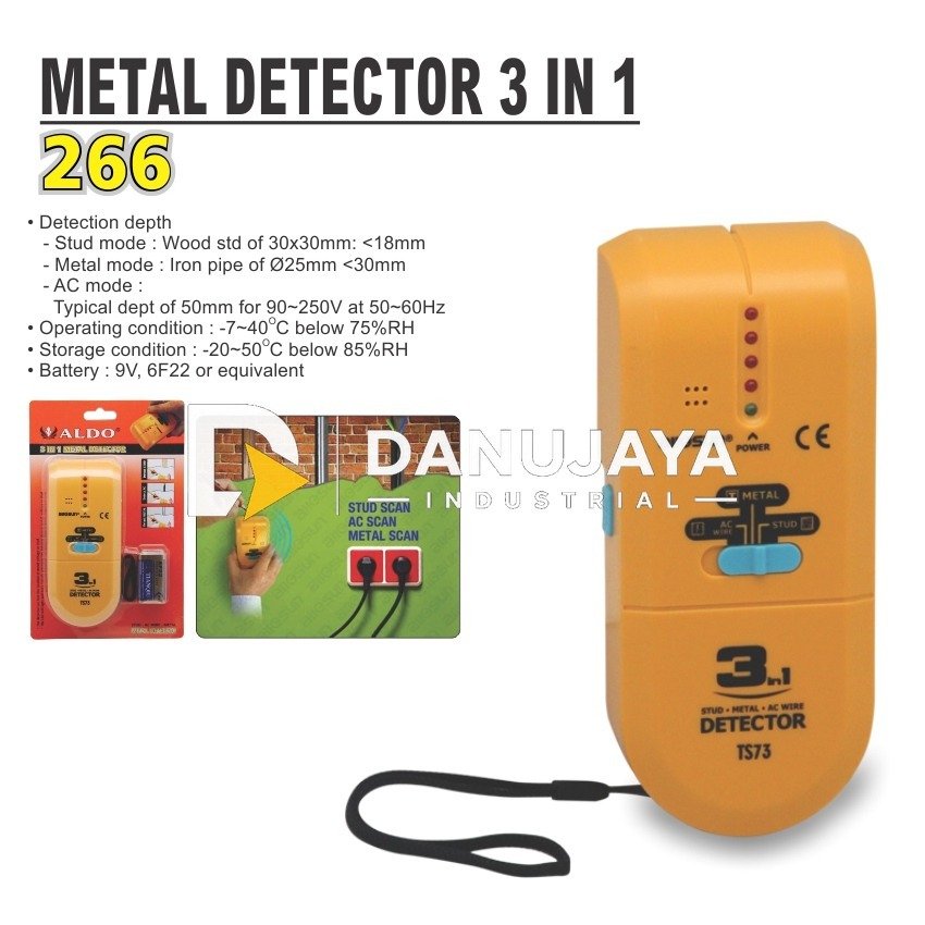 Metal Detector 3 In 1 Type : 266 Aldo