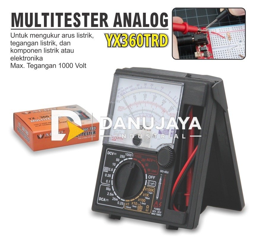 MULTITESTER ANALOG YX360TRD / ALAT PENGUKUR LISTRIK MERK ALDO