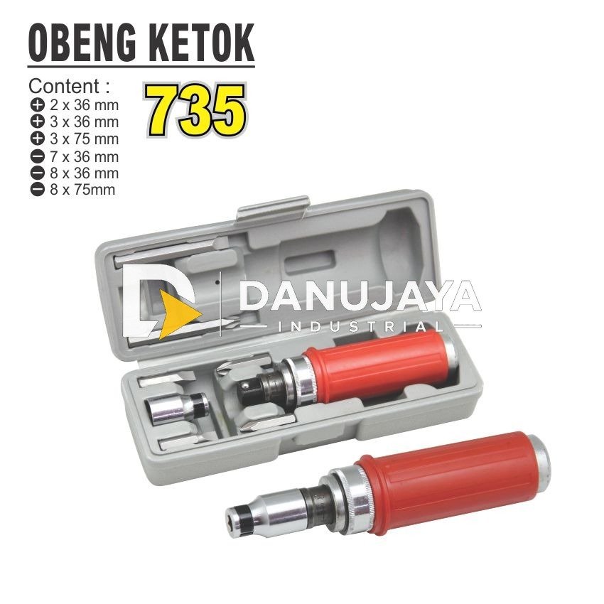 Obeng Ketok / Impact Screwdriver Type 735 Merk Aldo