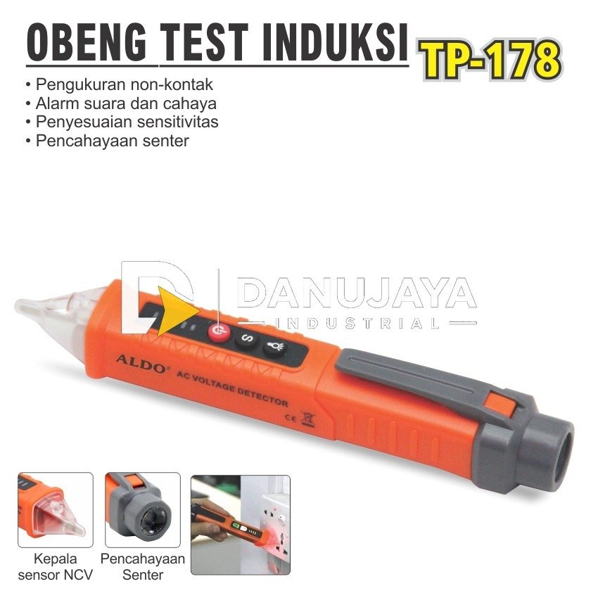 OBENG TEST INDUKSI TYPE : TP-178 / TESPEN ELEKTRIK / TESPEN BUNYI ALDO