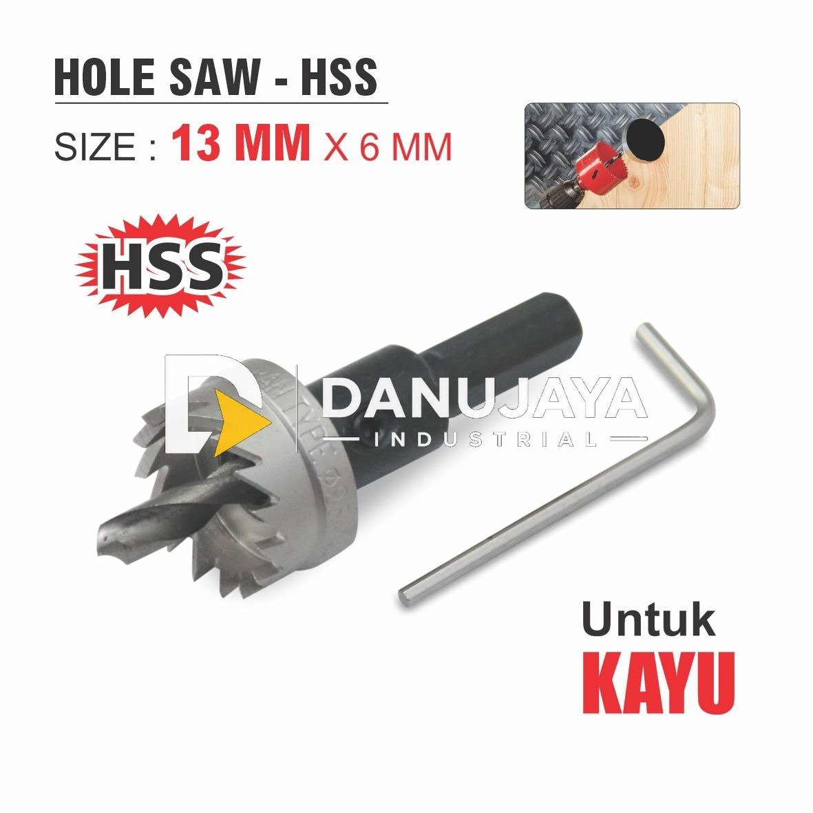 PISAU HOLE REAMER 6 FLUTE 3-13 MM / T - HAND REAMER MERK ALDO