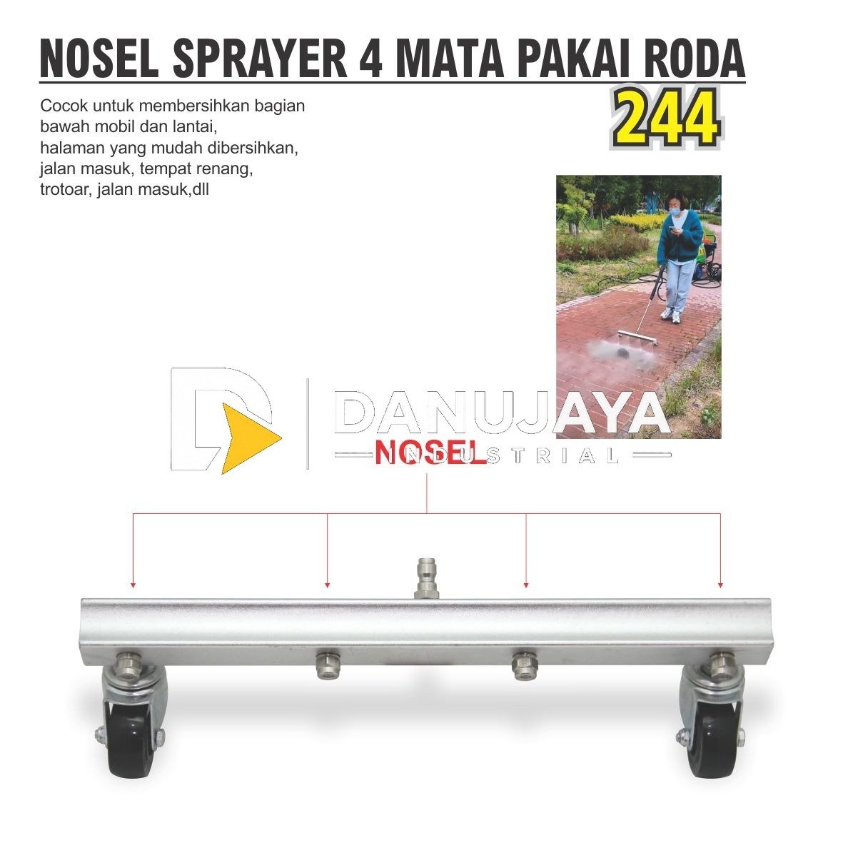 POLISHING NON WOVEN 4" / MATA GERINDA POLES / RODA POLES MERK ALDO