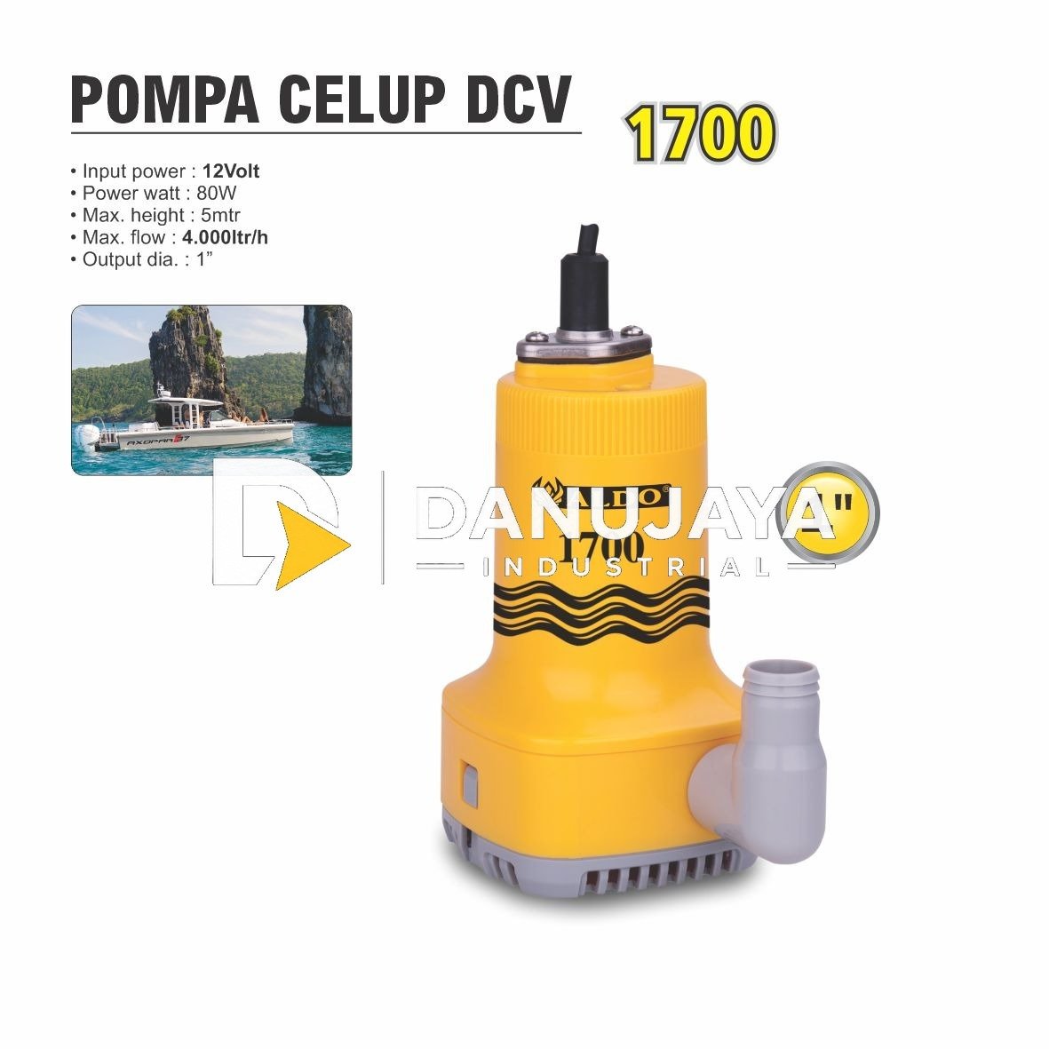 Pompa Celup Industri 2" / Submersible Pump Type : 5020 ALDO