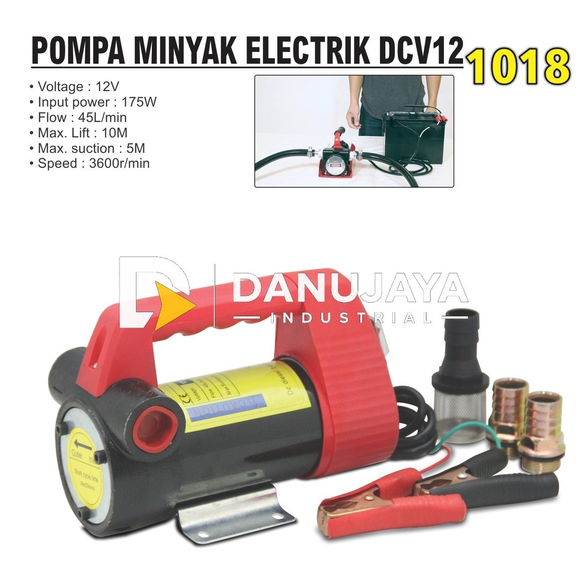 POMPA CELUP SUMUR DALAM 4" OUTLET 1-1/2" / SUBMERSIBLE PUMP MERK ALDO