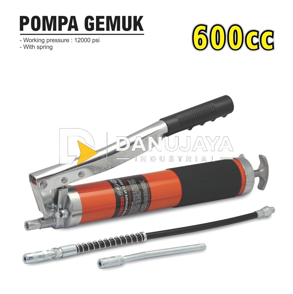 POMPA GEMUK MANUAL 600 CC / GREASE GUN / POMPA GEMUK TANGAN ALDO