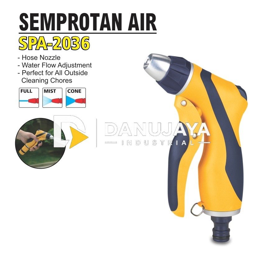 SEMPROTAN AIR SPA - 2036 / WATER SPRAY GUN / KEPALA SEMPROTAN SELANG AIR MERK ALDO
