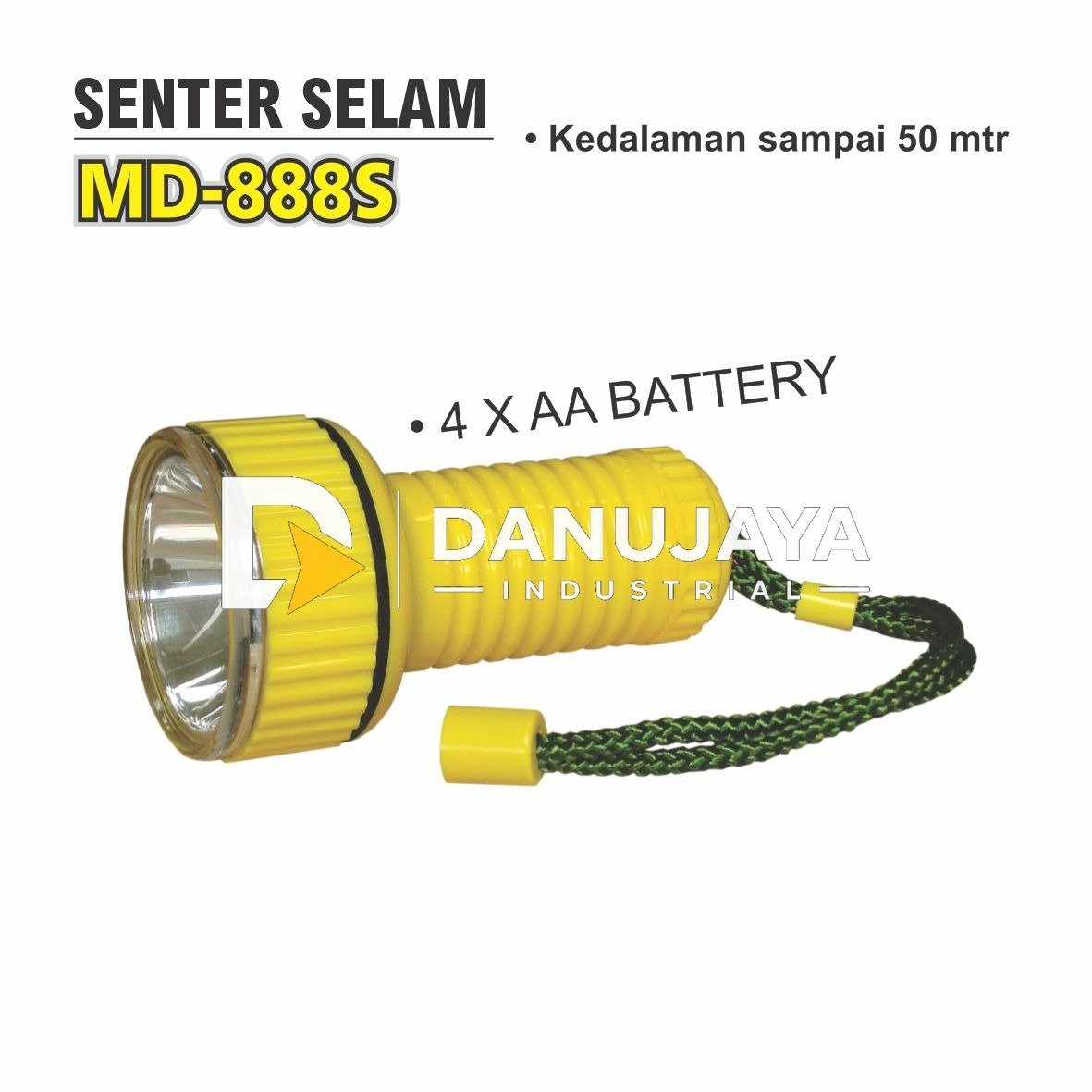 SENTER SELAM MD-888S / DIVING / SCUBA / UNDERWATER LIGHT MERK ALDO