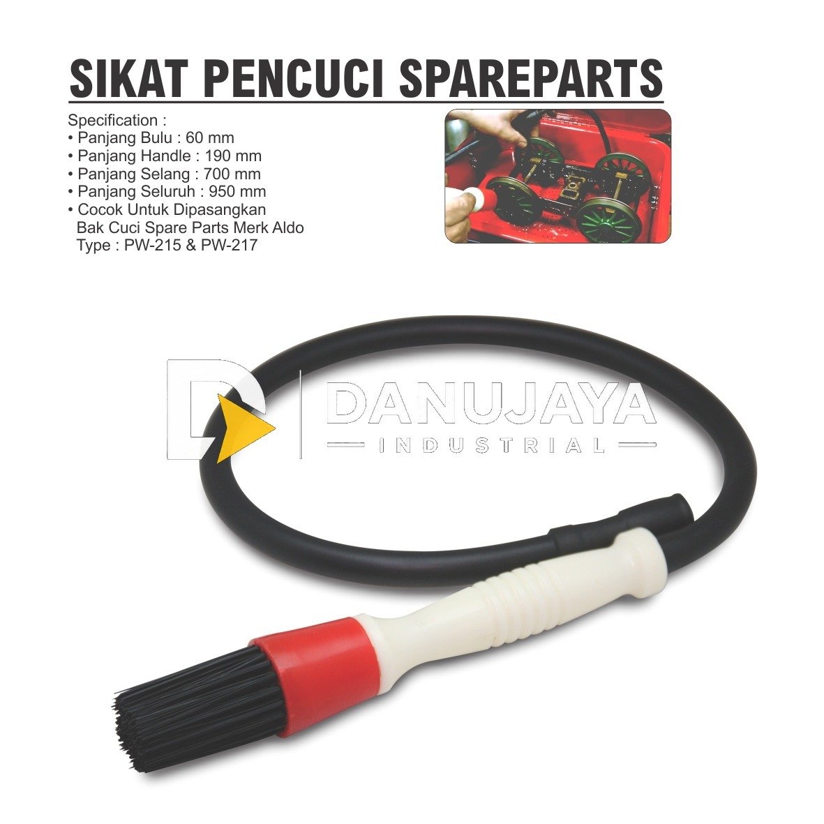 SIKAT BAJA 3 PCS 7" 287 / WIRE BRUSH SET / SIKAT KAWAT BAJA KUNINGAN / SIKAT PEMBERSIH KARAT MERK ALDO