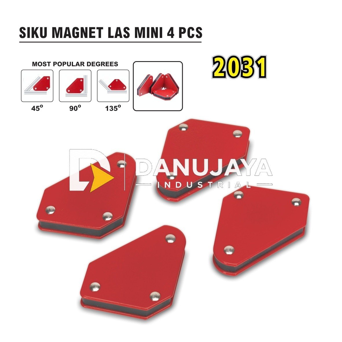 SIKU MAGNET LAS MINI 2" 4 PCS 2031 / MAGNETIC WELDING HOLDER ALDO