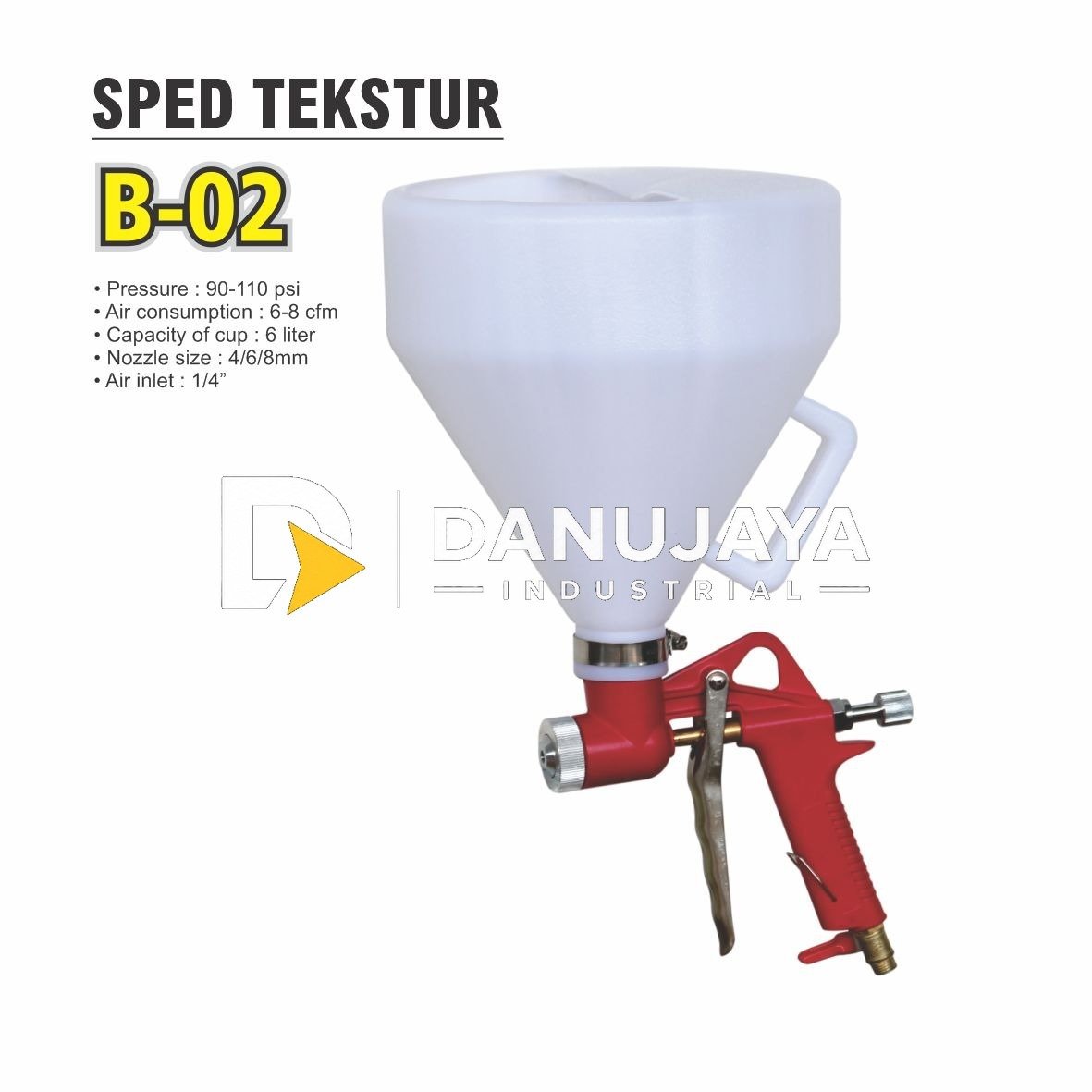 SPED TEKSTUR B-02 / SPRAY GUN TEXTURE / SPED TEKSTURE MERK ALDO