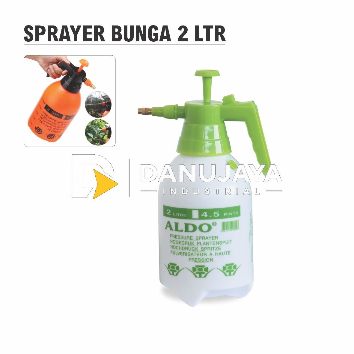 Sprayer Bunga Kapasitas 2 Ltr Merk Aldo