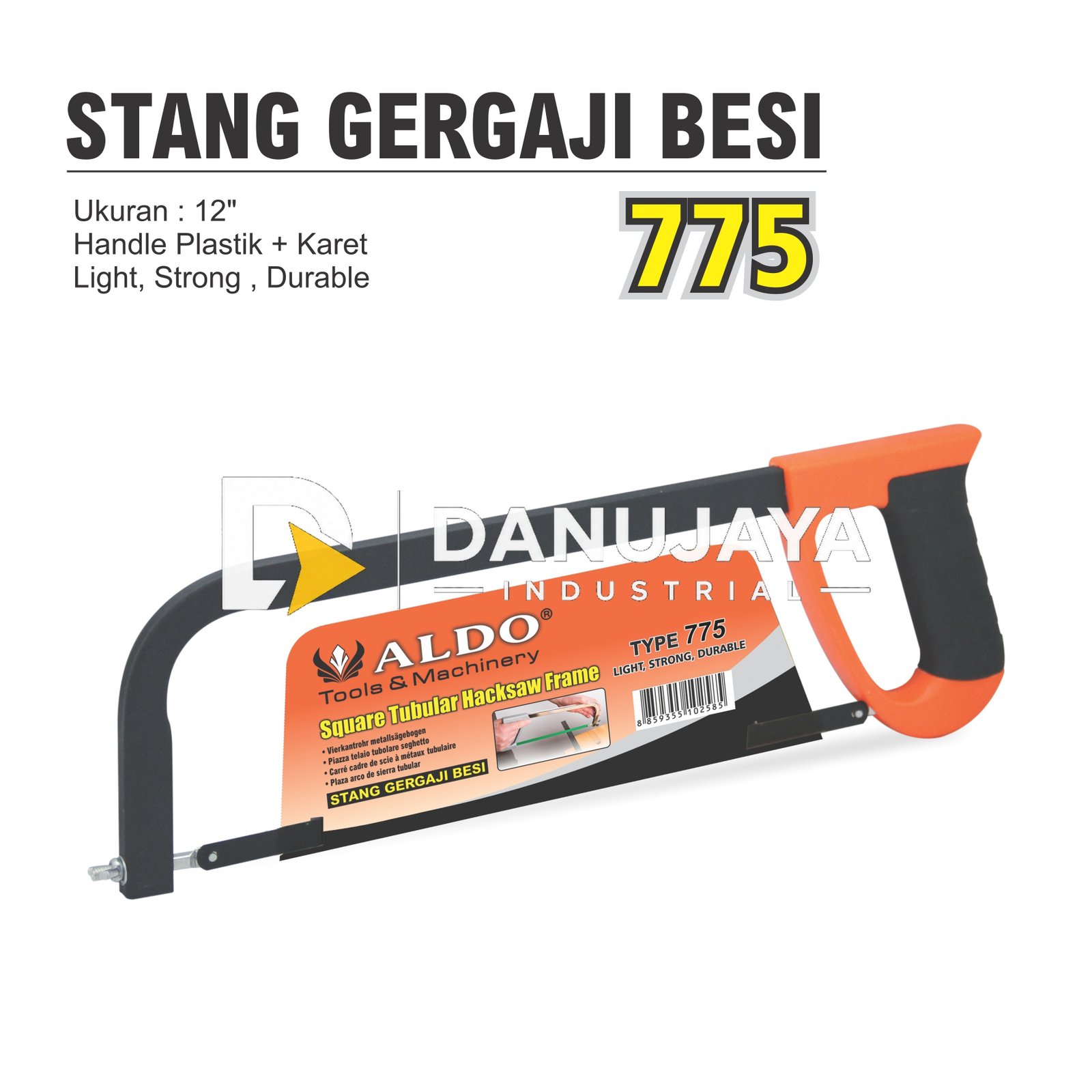 STANG GERGAJI BESI 12" 775 / GAGANG GERGAJI BESI / HACK SAW ALDO