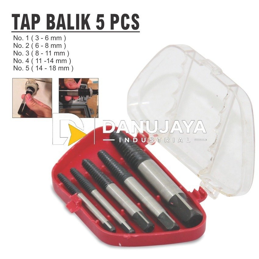 Tap Balik 6 Pcs Screwdriver Set