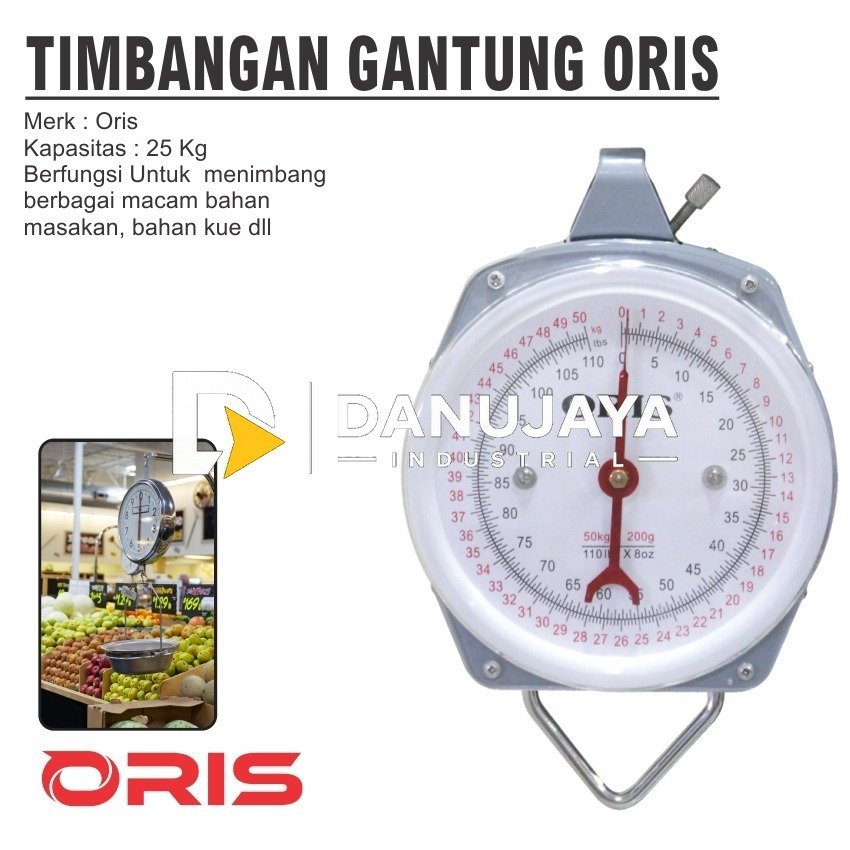 TIMBANGAN GANTUNG MERK ORIS
