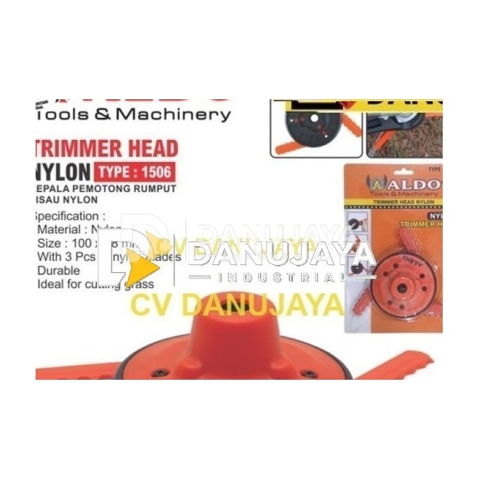 TRIMMER LINE + DUDUKAN POTONG RUMPUT 4263 / SENAR POTONG RUMPUT + DUDUKAN MERK ALDO