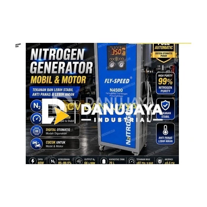 fly speed Nitrogen Generator Mobil dan Motor N4500 Mesin Isi Angin Nitrogen Otomatis Bengkel Profesional