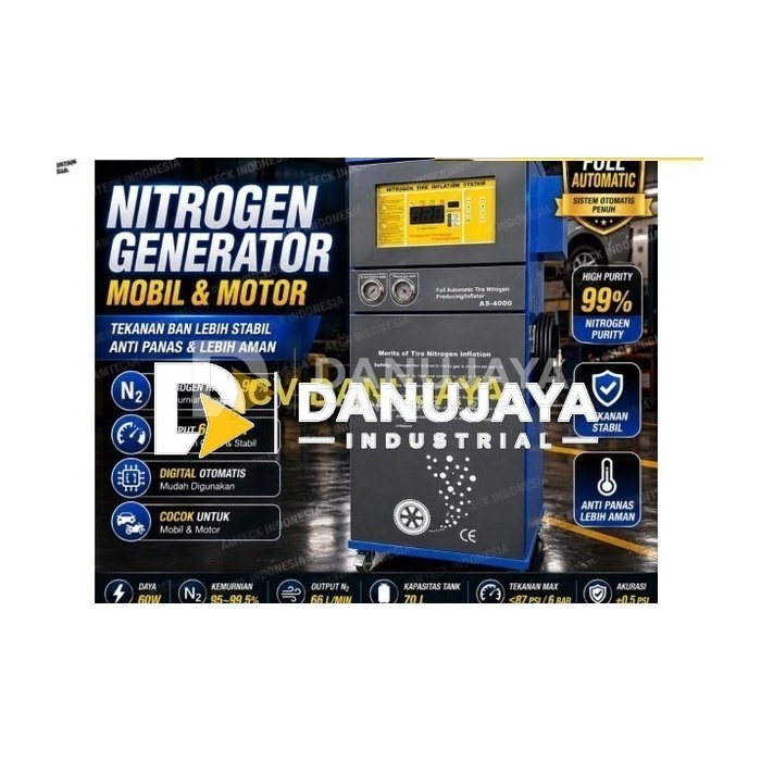 Nitrogen Generator AS4000 Otomatis Untuk Mobil Motor