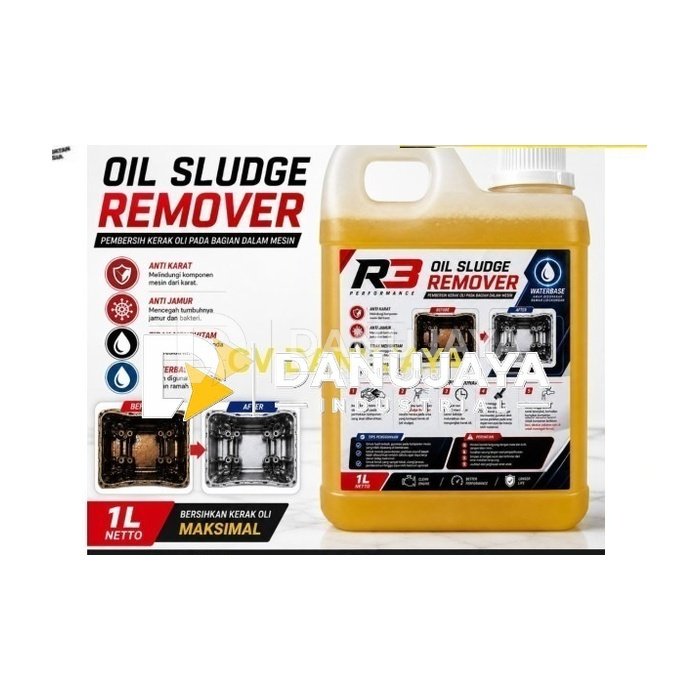 OIL SLUDGE REMOVER 1 LITER | PEMBERSIH KERAK OLI | PEMBERSIH MESIN MOTOR MOBIL | ENGINE CLEANER | WATERBASE | PENGHILANG OIL SLUDGE