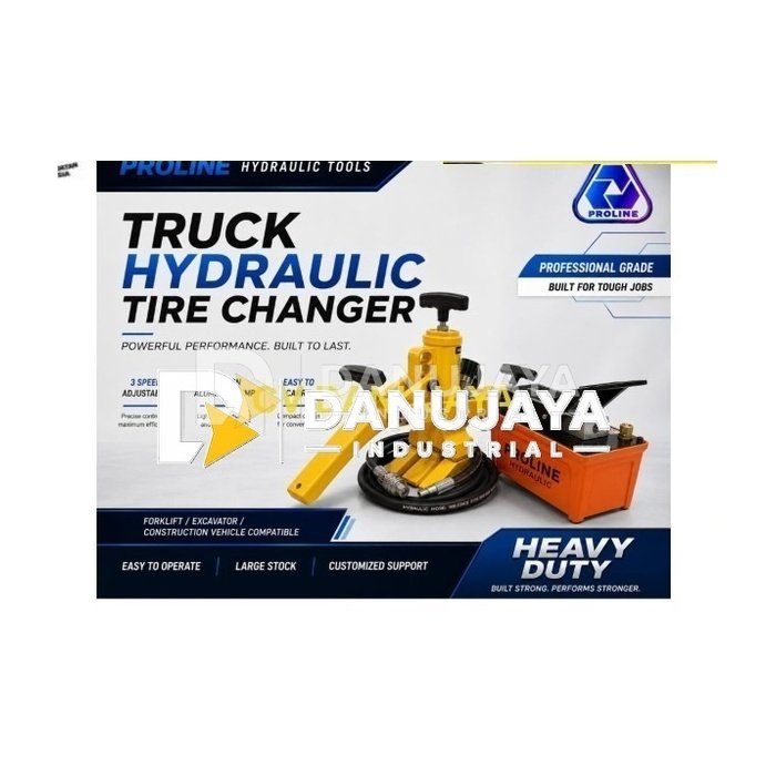 PROLINE Hydraulic Tire Changer Heavy Duty Alat Buka Ban Truck Bus Forklift Excavator Tire Bead Breaker