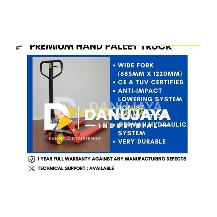 Hand Pallet Jack Superform 2500 kg Narrow Wide Ban Ngai