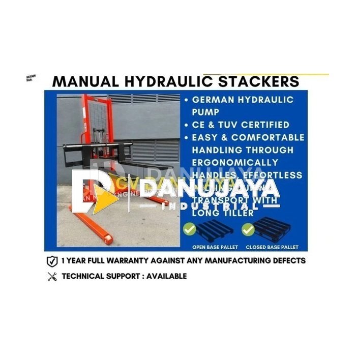 Hand Stacker Straddle leg, Kaki LEBAR ADA LOCK 1.5 ton Manual Superform 1600 mm