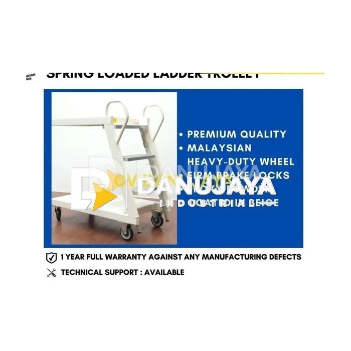 Tangga Gudang Ladder Trolley LT3 - Spring loaded - Superform Ban Ngai