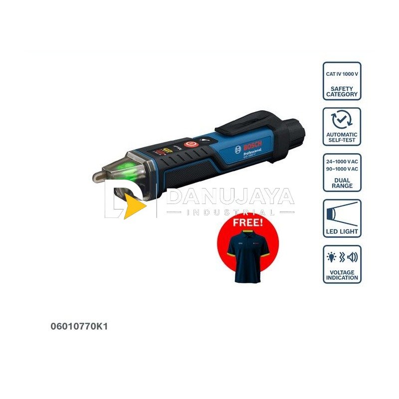 Bosch GVD 1000-17 Alat Tes Tegangan Tanpa Kontak - 06010770K1