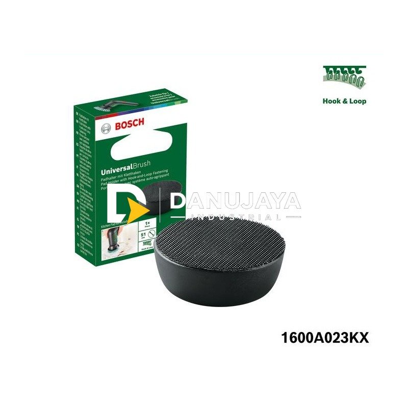 BOSCH Dudukan Pad Sikat Pembersih Aksesoris untuk Universal Brush - Power Scrubber Brush Pad Holder | Alas Pad Spare Part - 1600A023KX