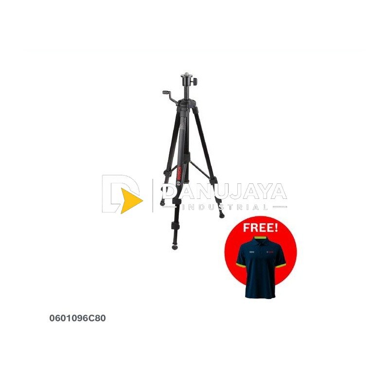 BOSCH PRO Tripod Konstruksi untuk Laser Level 157cm - Range Finder Tripod Stand BT 150 | Tripod Serbaguna Multifungsi - Garansi Resmi - 0601096B00