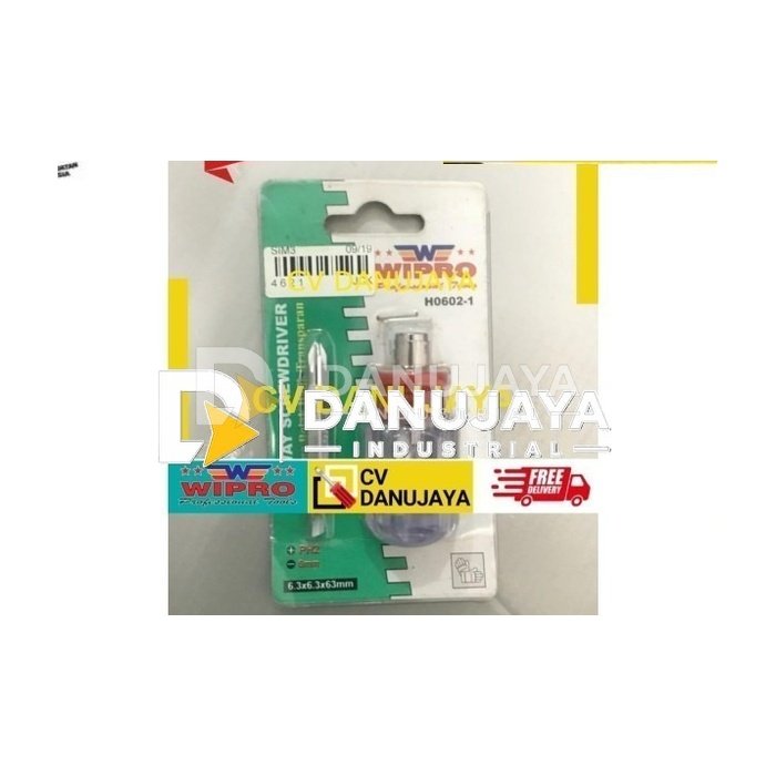 2 Way Screwdriver Obeng Bolak-Balik H0602-1 Wipro