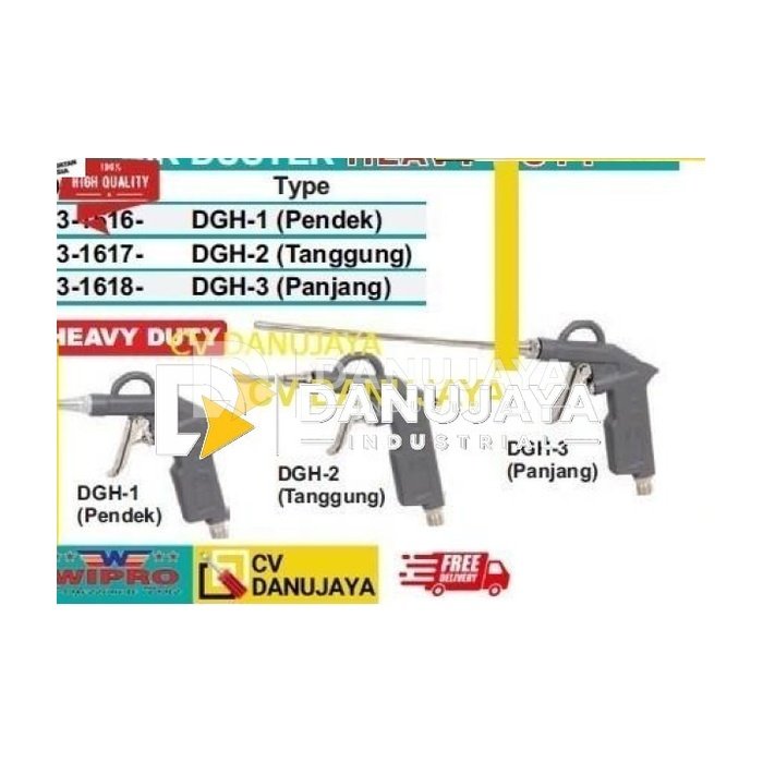 Air Duster HD Heavy Duty DGH Semprotan Angin Air Gun Original WIPRO