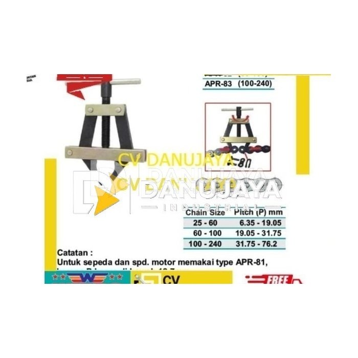 Alat Penyambung Rantai Size 60-100 Wipro APR-82