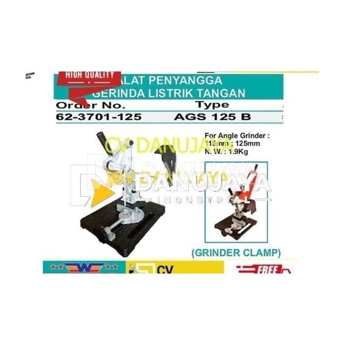 Alat Penyangga Gerinda Listrik Tangan AGS 125 B Wipro