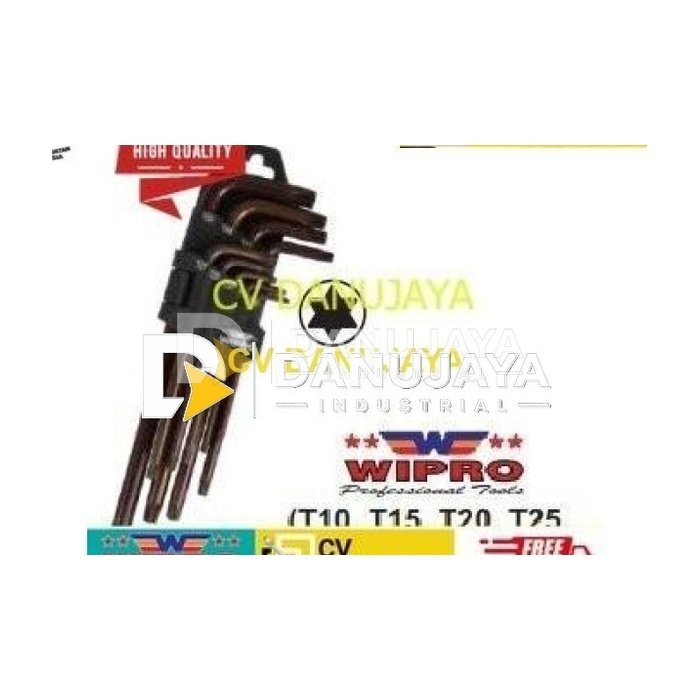 ALLEN KEY TORX LUBANG SET 9PCS EXTRA LONG TL 219 WIPRO