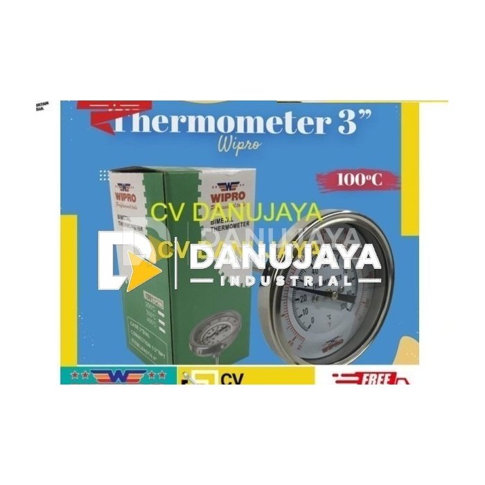 Analog thermometer Termometer payung mini bimetal oven gas100 celcius