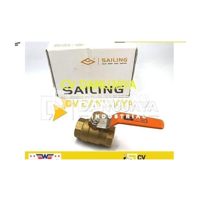 BALL VALVE 3 WAY 1" Kuningan / Kran Cabang Triway Sailing - Onda