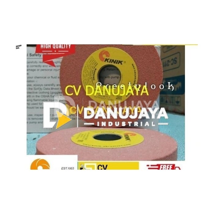 batu gerinda duduk 6 inch KINIK 150 x 13 x 31.75 mm 38A 80 KV.