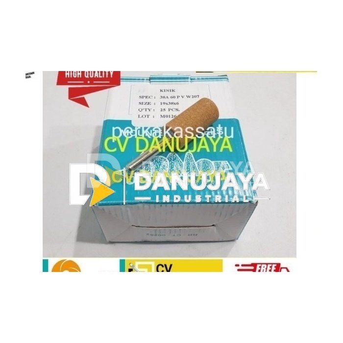 BATU GERINDA Gurinda BOTOL W207 19 X 38 X 6 MM KINIK MOUNTED STONE
