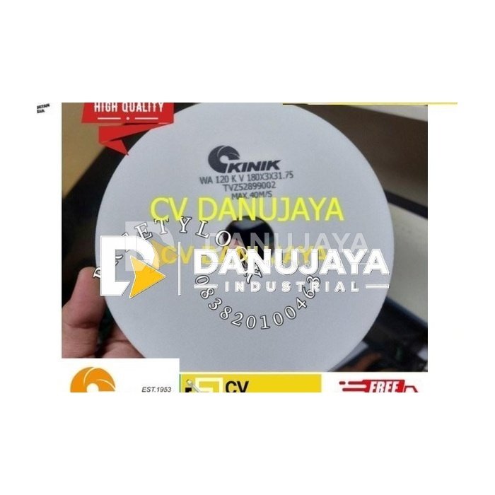 Batu Gerinda KINIK 7 Inch 180 x 3 x 31.75 Mm Grinding Wheel Wa 120 KV