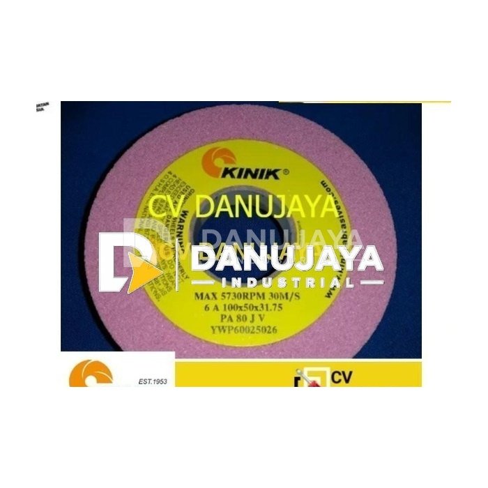 Batu Gerinda Mangkok 4"KINIK Straight Cup PA80 JV 6A Size 100x50x31.75
