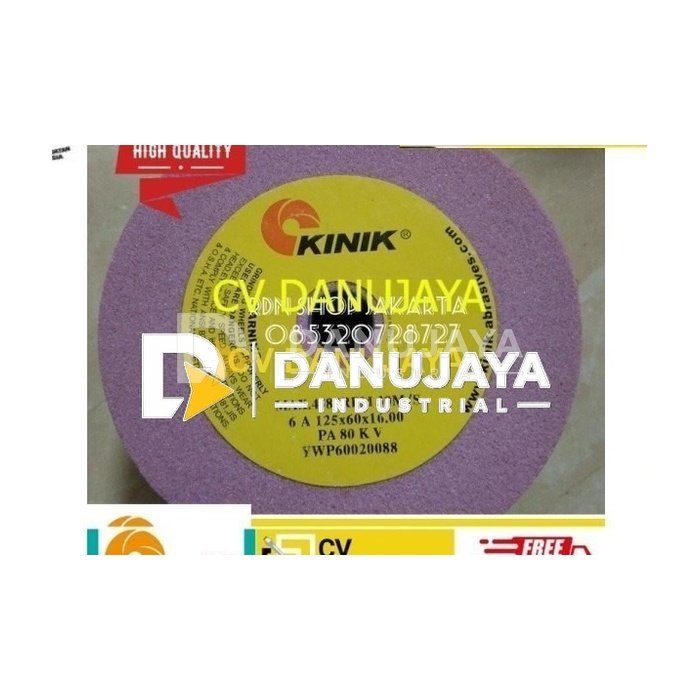 Batu Gerinda Mangkok 5 inch KINIK 125 x 60 x 16 PA 80 KV