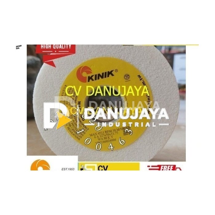Batu Gerinda Mangkok 5" KINIK 127 x50x31.75 WA 80 Grinding Wheel Cup