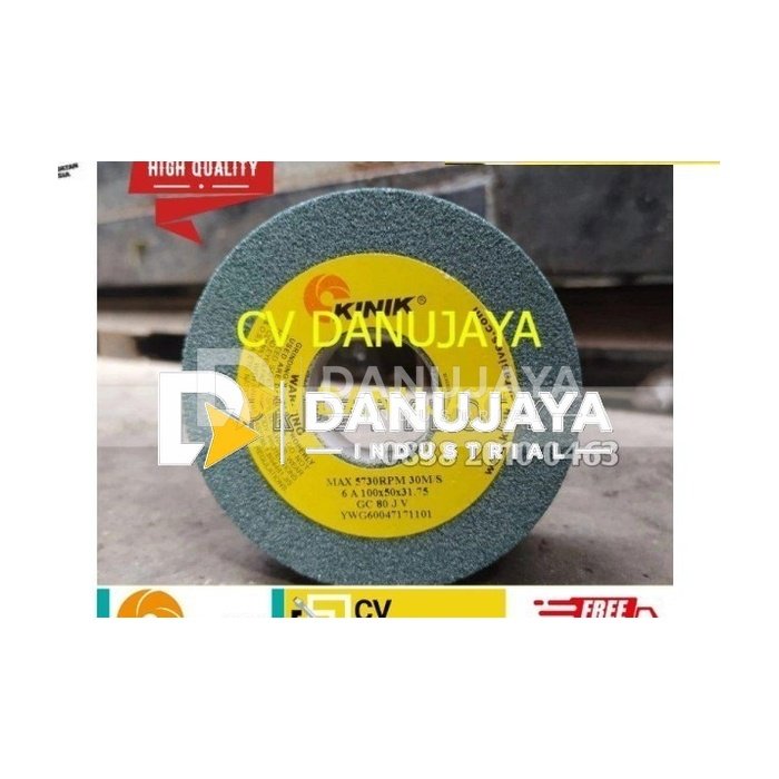 Batu Gerinda Mangkok KINIK 4 Inch Mangkok Hijau Lurus Silicone Carbide