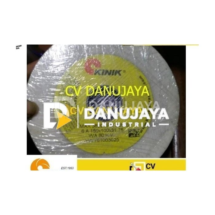 Batu Gerinda Mangkok KINIK 6 Inch WA 60 KV6A WE25 Size 150x100x31.75
