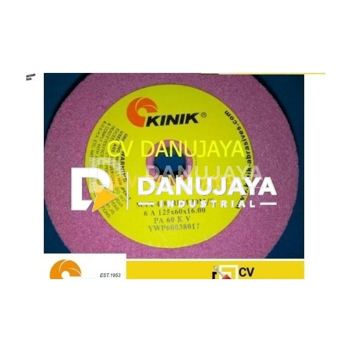 Batu Gerinda Mangkok KINIK Straight Cup PA 60 KV 6A Size 125 x 60 x 16