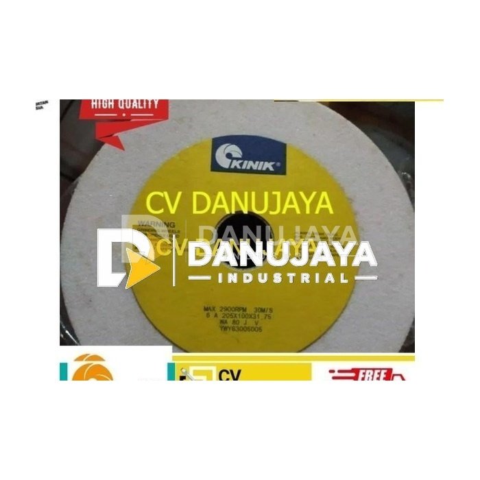 Batu Gerinda Mangkok KINIK Straight Cup Wheel 205x100x31.75 WA 80 JV