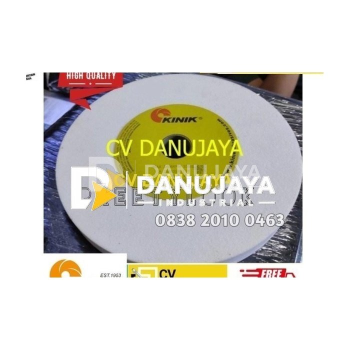 Batu Grinda KINIK Surface Grinding Wheel WA KV1A Size 255x25x31.75