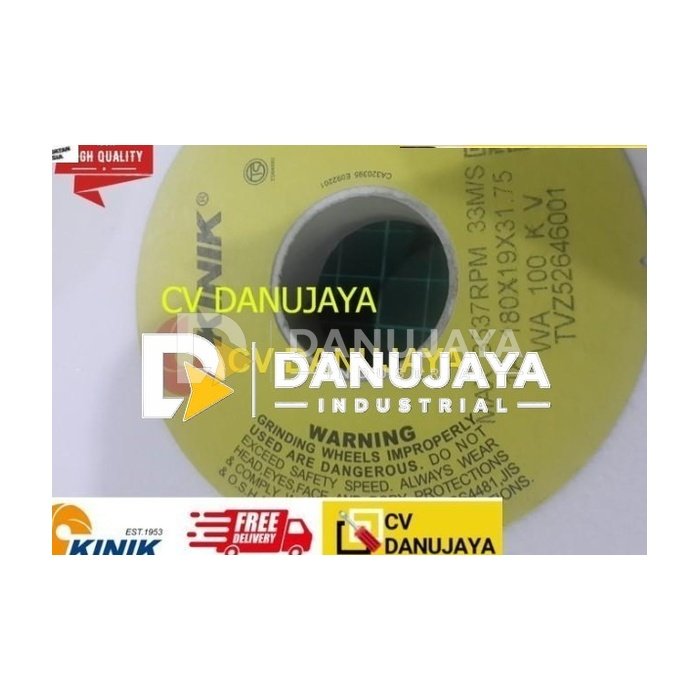 Batu Gurinda Gerinda Duduk 180 X 19 X 31.75 WA 100 KINIK Taiwan
