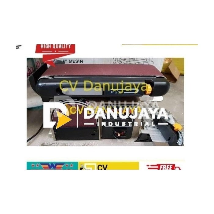Belt sander WIPRO Bench mesin amplas dudukamplas rotary grinding WIPRO